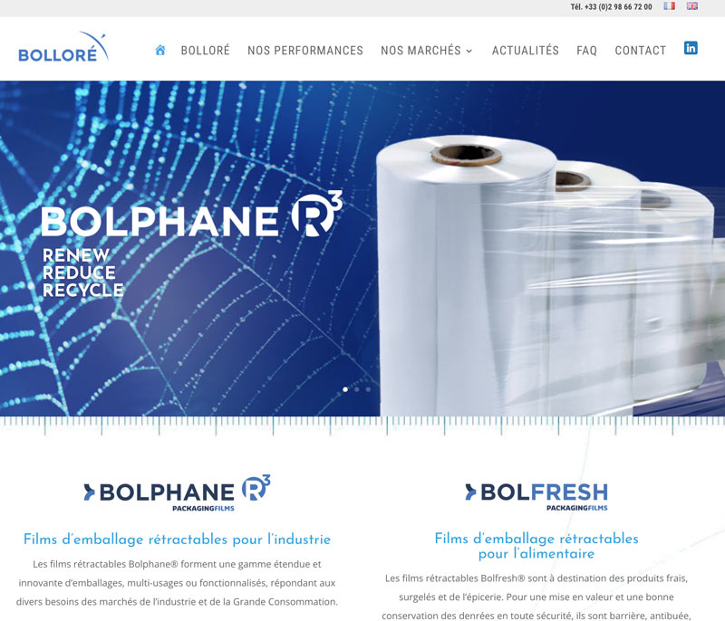 site internet Bolloré