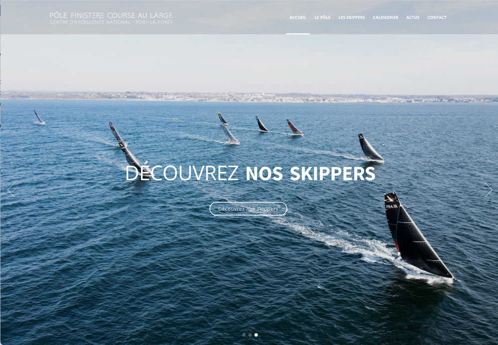 site internet du Pôle Finistère